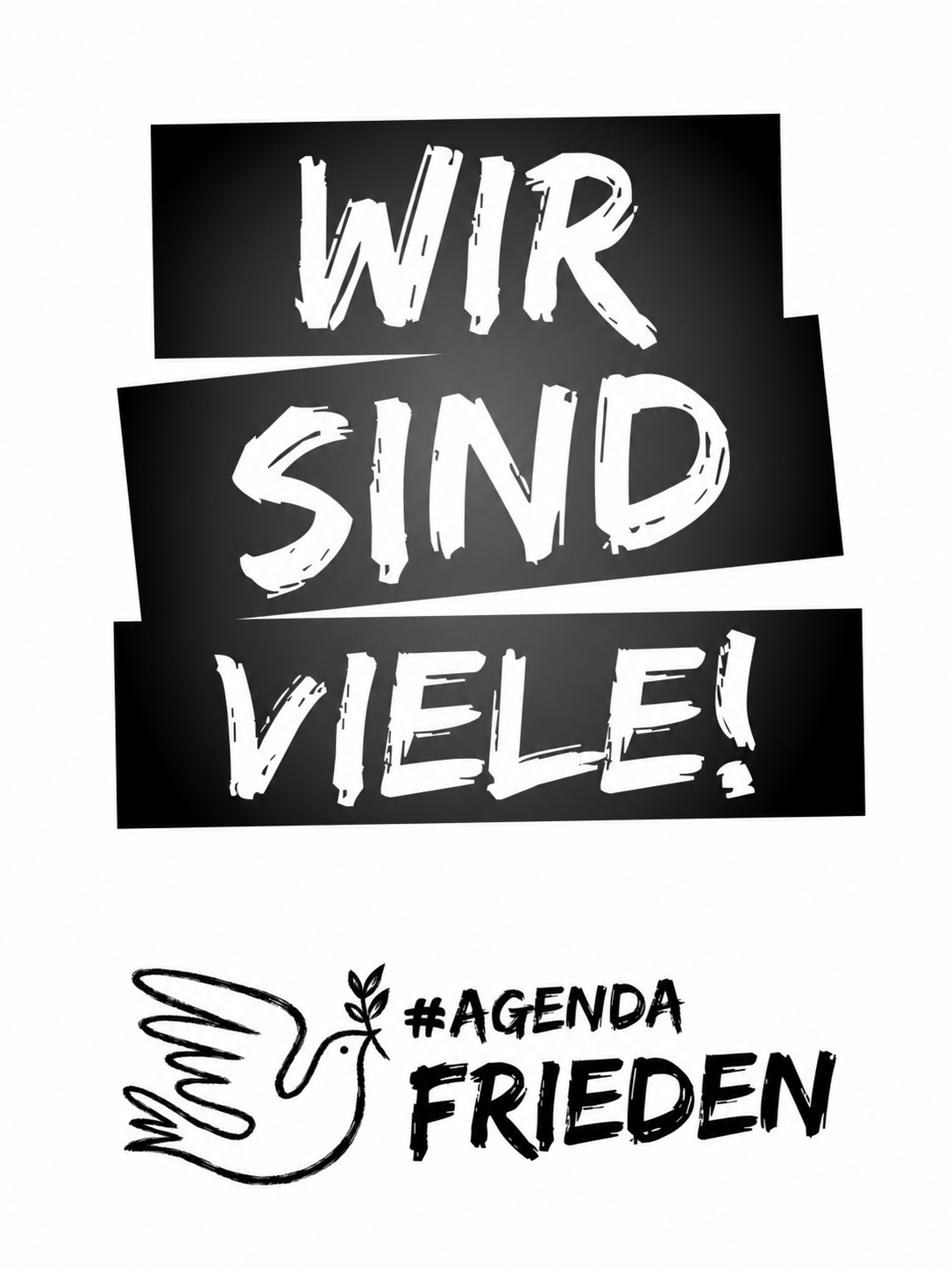 Schild: Wir sind viele